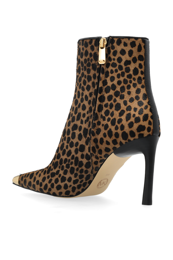 Brown Kasia heeled ankle boots Michael Michael Kors - Vitkac